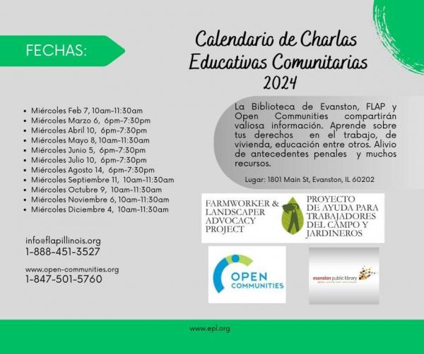 Image for event: Charlas Educativas Comunitarias 