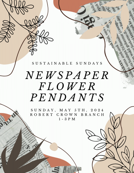 Image for event: Newspaper Flower Pendants