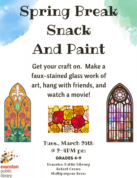 Image for event: Spring Break Snack and Paint