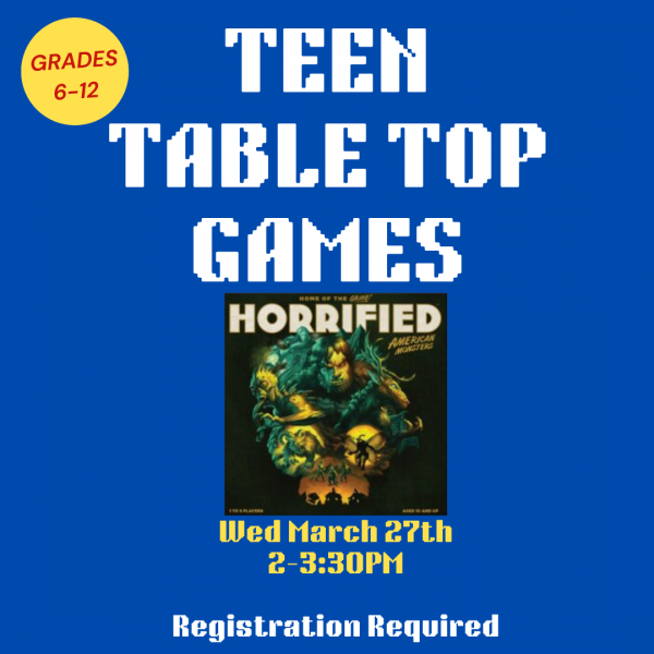 Image for event: Teen Tabletop